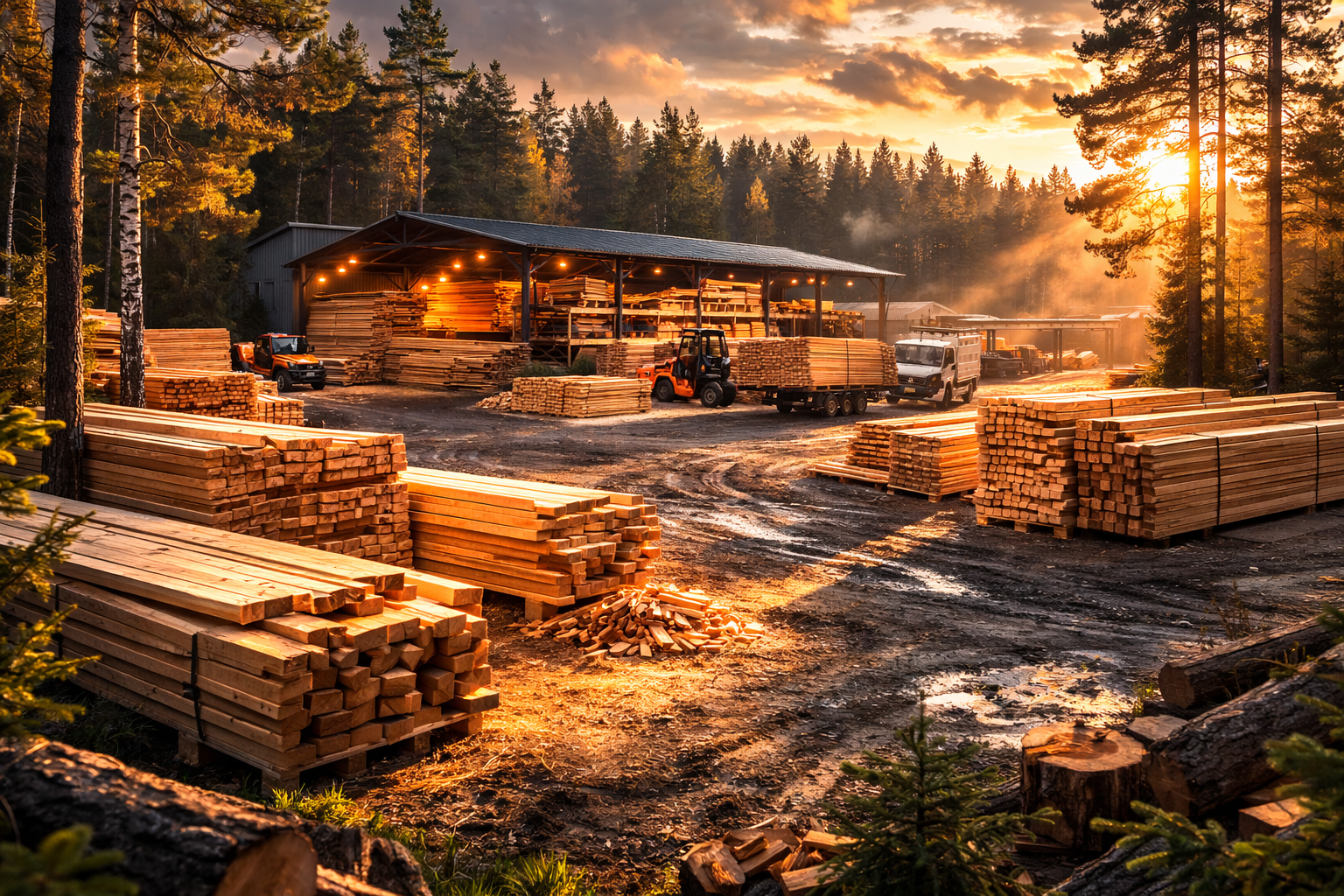 Лесопилка ПилоРус — производство пиломатериалов