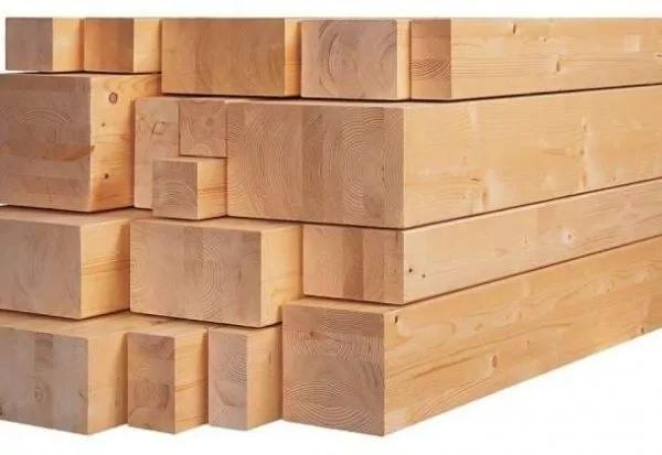 Брус клееный из сосны и ели